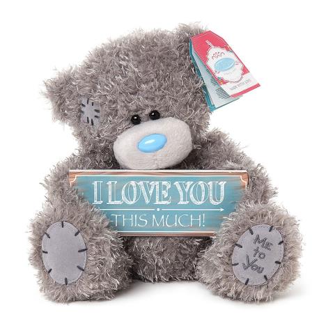 8" I Love You This Much Plaque Me to You Bear £9.00